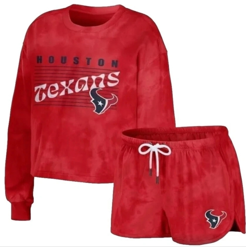 Houston Texans Pajama Short Set Women's Medium NWT